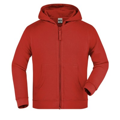 Felpe Hooded Jacket Junior colore burgundy taglia XS