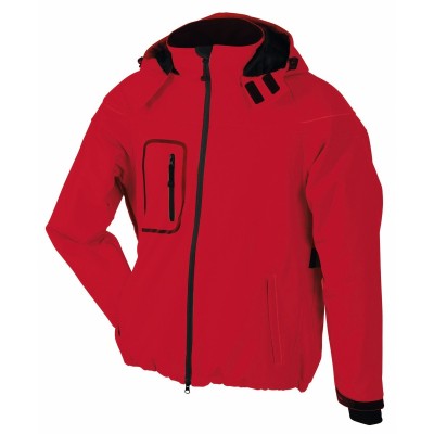 Soft shell Mens Winter Softshell Jacket colore red taglia XL