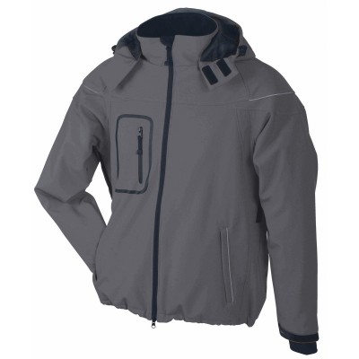 Soft shell Mens Winter Softshell Jacket colore carbon taglia S