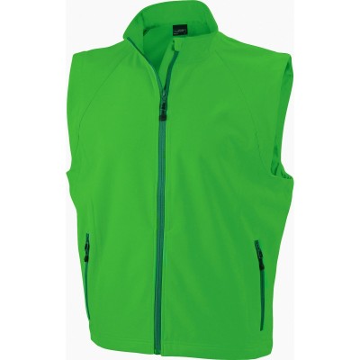 Soft shell Men's Softshell Vest colore green taglia 3XL