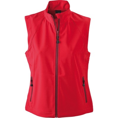 Soft shell Ladies' Softshell Vest colore red taglia S