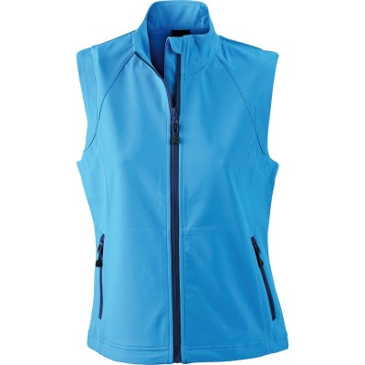 Soft shell Ladies' Softshell Vest colore azur taglia S