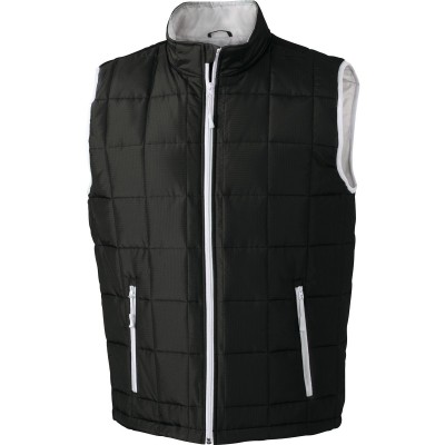 Giacche Men's Padded Light Weight Vest colore black/silver taglia S
