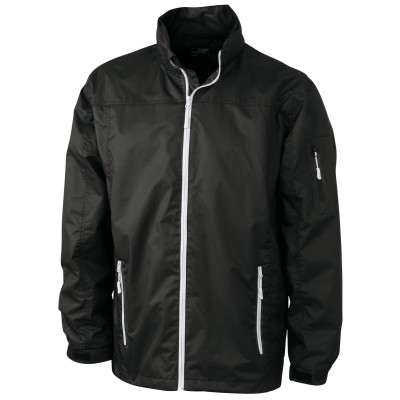 Giacche Men's Windbreaker colore black/silver taglia S