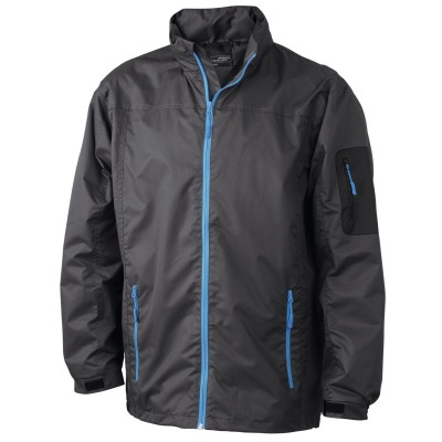 Giacche Men's Windbreaker colore carbon/aqua taglia S