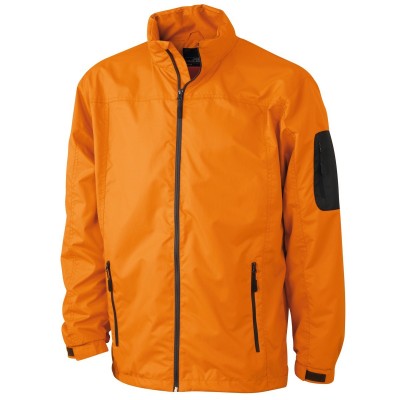 Giacche Men's Windbreaker colore orange/carbon taglia S