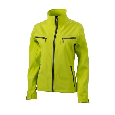 Soft shell Ladies' Tailored Softshell colore acid-yellow taglia S