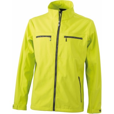 Soft shell Men's Tailored Softshell colore acid-yellow taglia S
