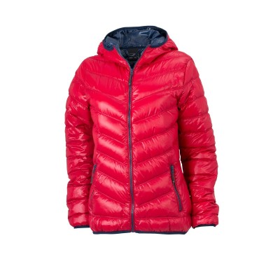 Giacche Ladies' Down Jacket colore red/navy taglia S