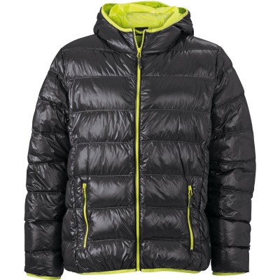 Giacche Men's Down Jacket colore carbon/acid-yellow taglia S