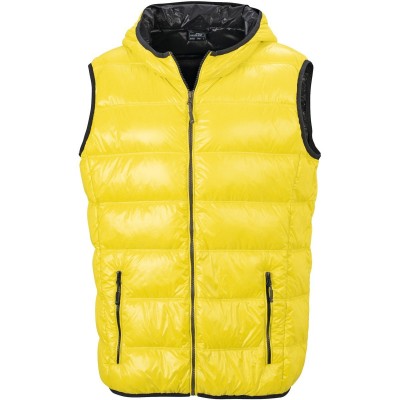 Giacche Men's Down Vest colore yellow/carbon taglia S