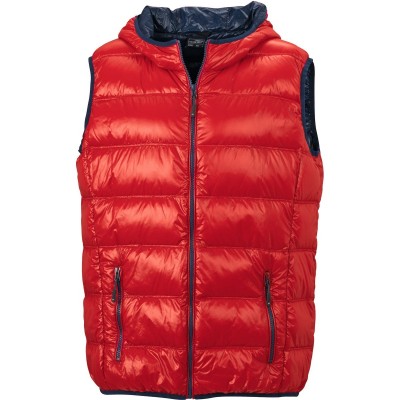 Giacche Men's Down Vest colore red/navy taglia S