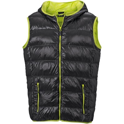 Giacche Men's Down Vest colore carbon/acid-yellow taglia S