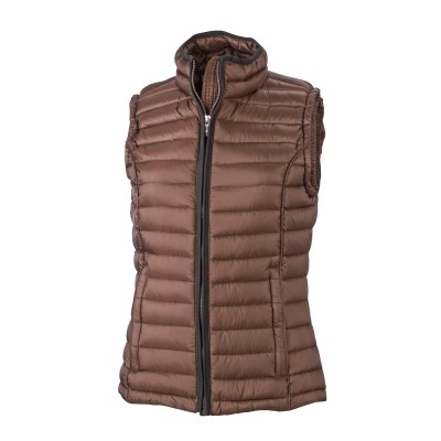 Giacche Ladies' Quilted Down Vest colore coffee/black taglia XXL