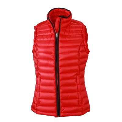 Giacche Ladies' Quilted Down Vest colore red/black taglia S