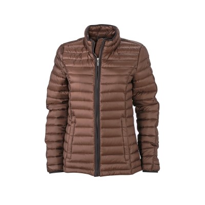 Giacche Ladies' Quilted Down Jacket colore coffee/black taglia S