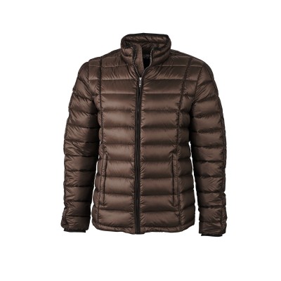 Giacche Men's Quilted Down Jacket colore coffee/black taglia XXL