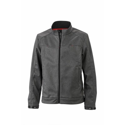 Soft shell Men's Softshell Jacket colore dark-melange taglia L