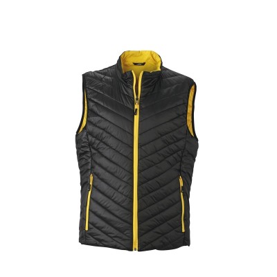 Giacche Men's Lightweight Vest colore black/yellow taglia S