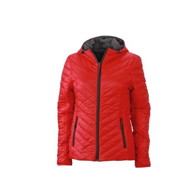 Giacche Ladies' Lightweight Jacket colore red/carbon taglia S
