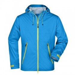 Giacche Men's Outdoor Jacket colore aqua/acid-yellow taglia S
