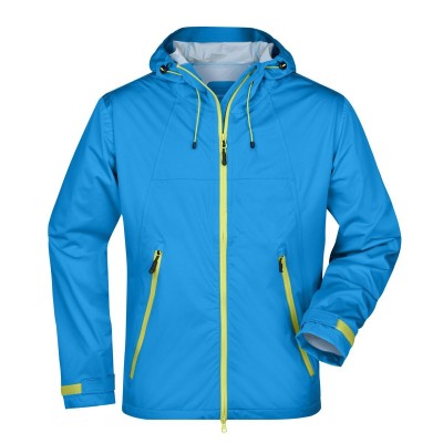 Giacche Men's Outdoor Jacket colore aqua/acid-yellow taglia XXL