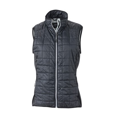 Giacche Ladies' Hybrid Vest colore black/silver taglia S