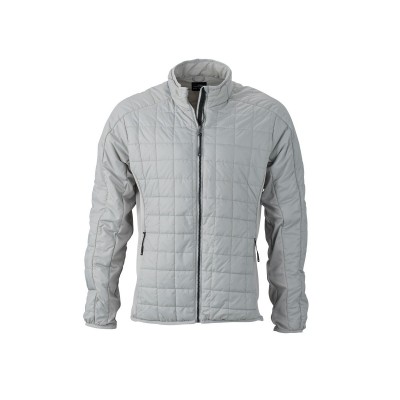 Giacche Men's Hybrid Jacket colore silver/silver taglia S