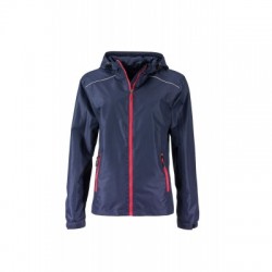 Giacche Ladies' Rain Jacket colore navy/red taglia S