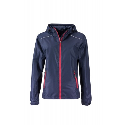 Giacche Ladies' Rain Jacket colore navy/red taglia XXL