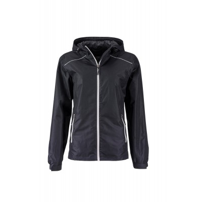 Giacche Ladies' Rain Jacket colore black/silver taglia S