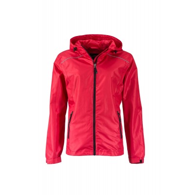Giacche Ladies' Rain Jacket colore red/black taglia S