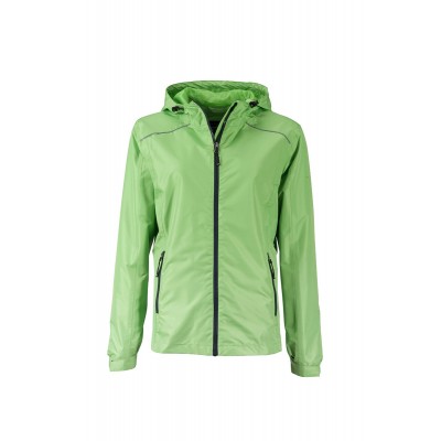 Giacche Ladies' Rain Jacket colore spring-green/navy taglia S