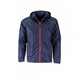 Giacche Men's Rain Jacket colore navy/red taglia S