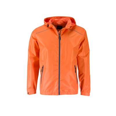 Giacche Men's Rain Jacket colore orange/carbon taglia S