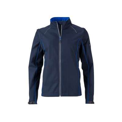 Soft shell Ladies' Zip-Off Softshell Jacket colore navy/royal taglia S