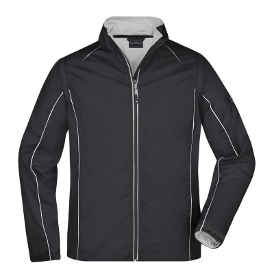 Soft shell Men's Zip-Off Softshell Jacket colore black/silver taglia S