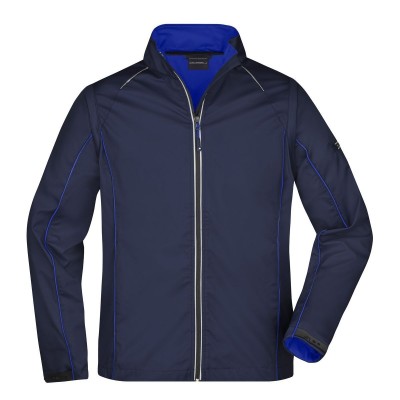 Soft shell Men's Zip-Off Softshell Jacket colore navy/royal taglia S