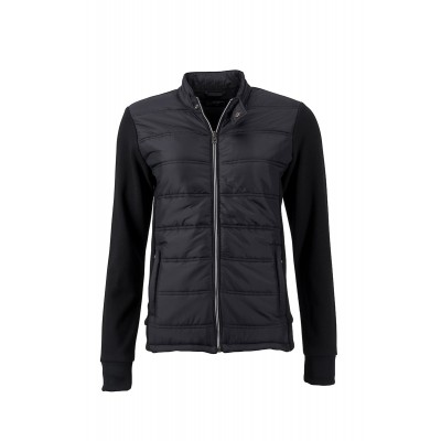 Giacche Ladies' Hybrid Sweat Jacket colore black taglia XXL