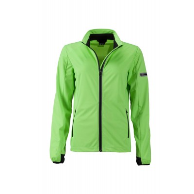 Giacche Ladies' Sports Softshell Jacket colore bright-green/black taglia S