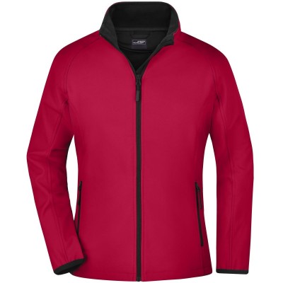 Soft shell Ladies' Promo Softshell Jacket colore red/black taglia S