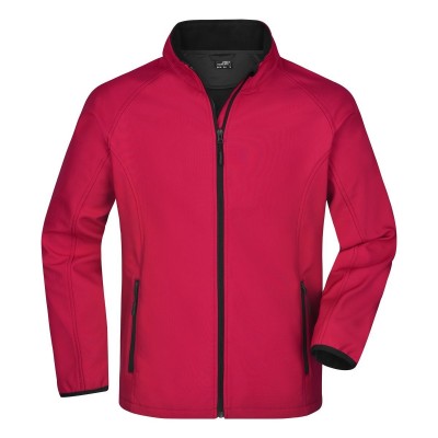 Soft shell Men's Promo Softshell Jacket colore red/black taglia S
