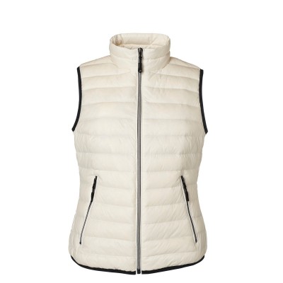 Giacche Ladies' Down Vest colore off-white/off-white taglia L