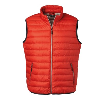 Giacche Men's Down Vest colore burnt-orange/silver taglia S