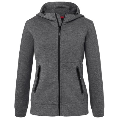 Giacche Ladies' Hooded Jacket colore dark-melange taglia XXL