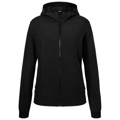 Soft shell Ladies' Hooded Softshell Jacket colore black/black taglia XS