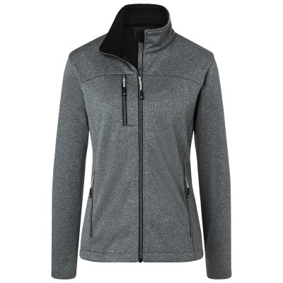 Soft shell Ladies' Softshell Jacket colore dark-melange/black taglia XS