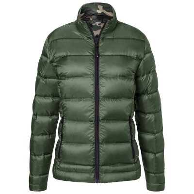 Giacche Ladies' Down Jacket colore olive/camouflage taglia XS