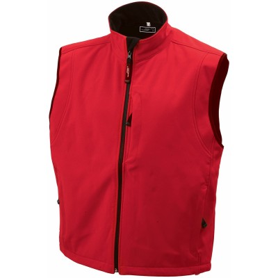 Soft shell Men's Softshell Vest colore red taglia L