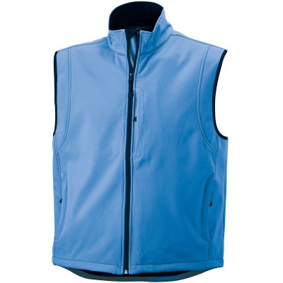 Soft shell Men's Softshell Vest colore aqua taglia S